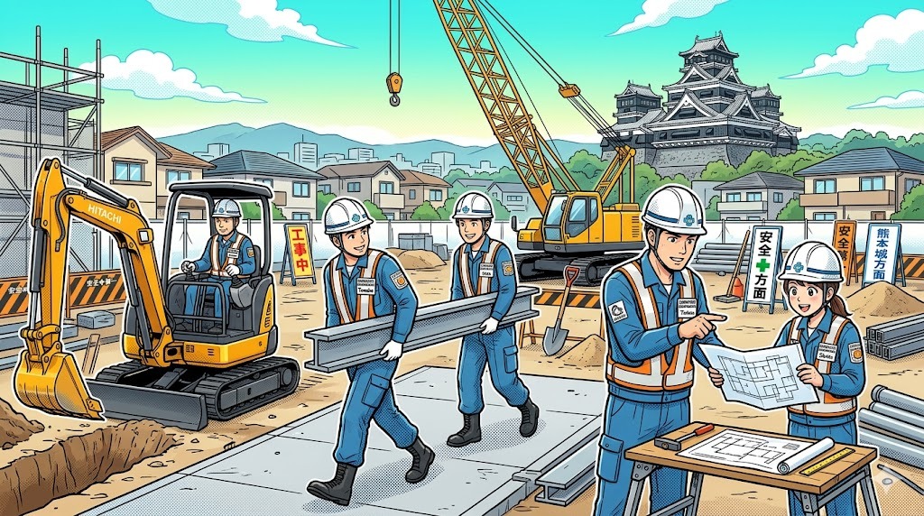 嶋本建設の現場作業